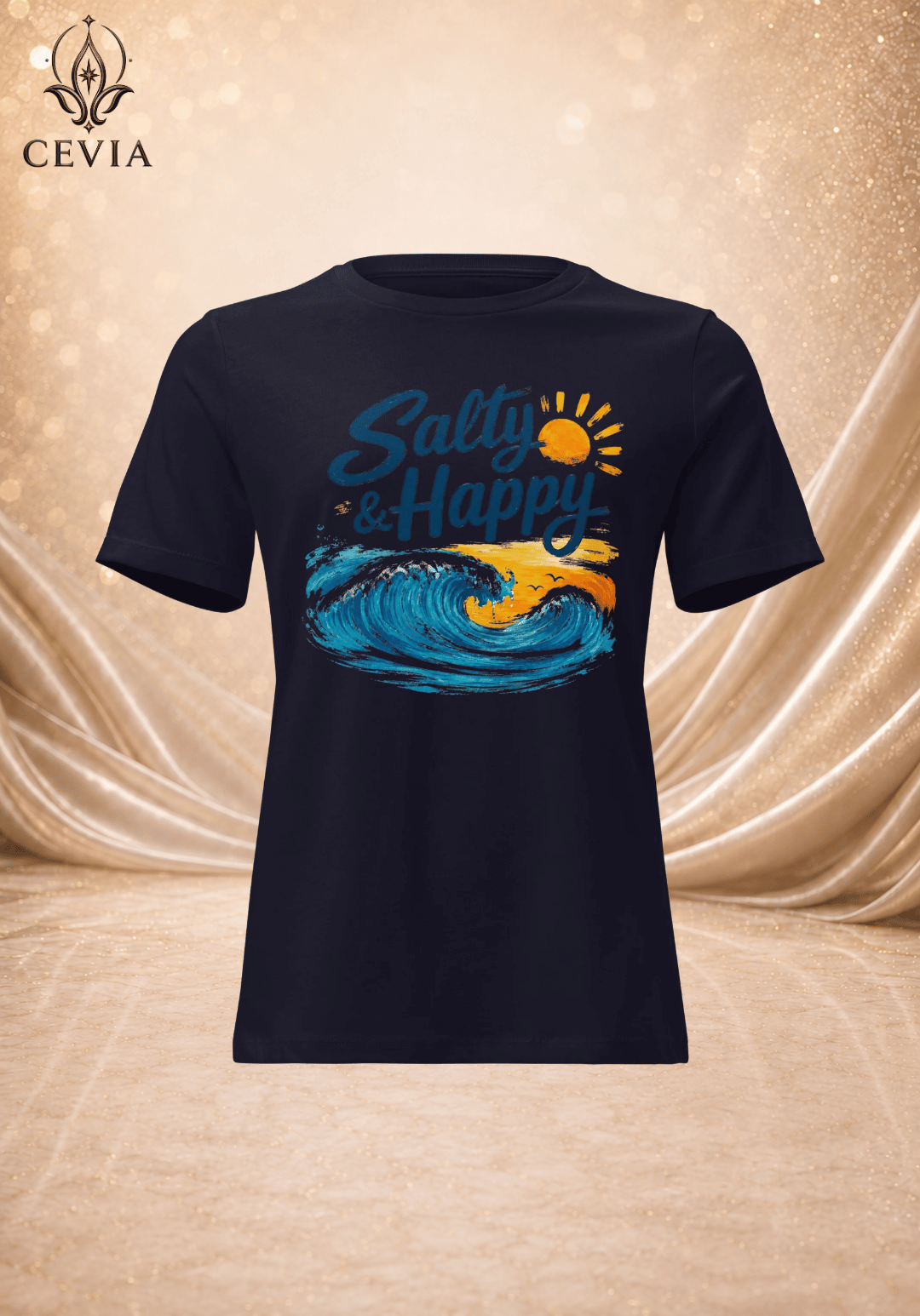 The Salty & Happy Graphic Tee