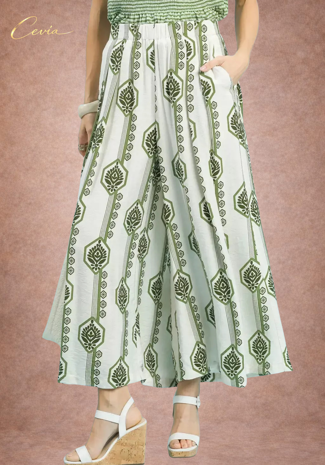 The Sage Boheme Palazzo Trousers