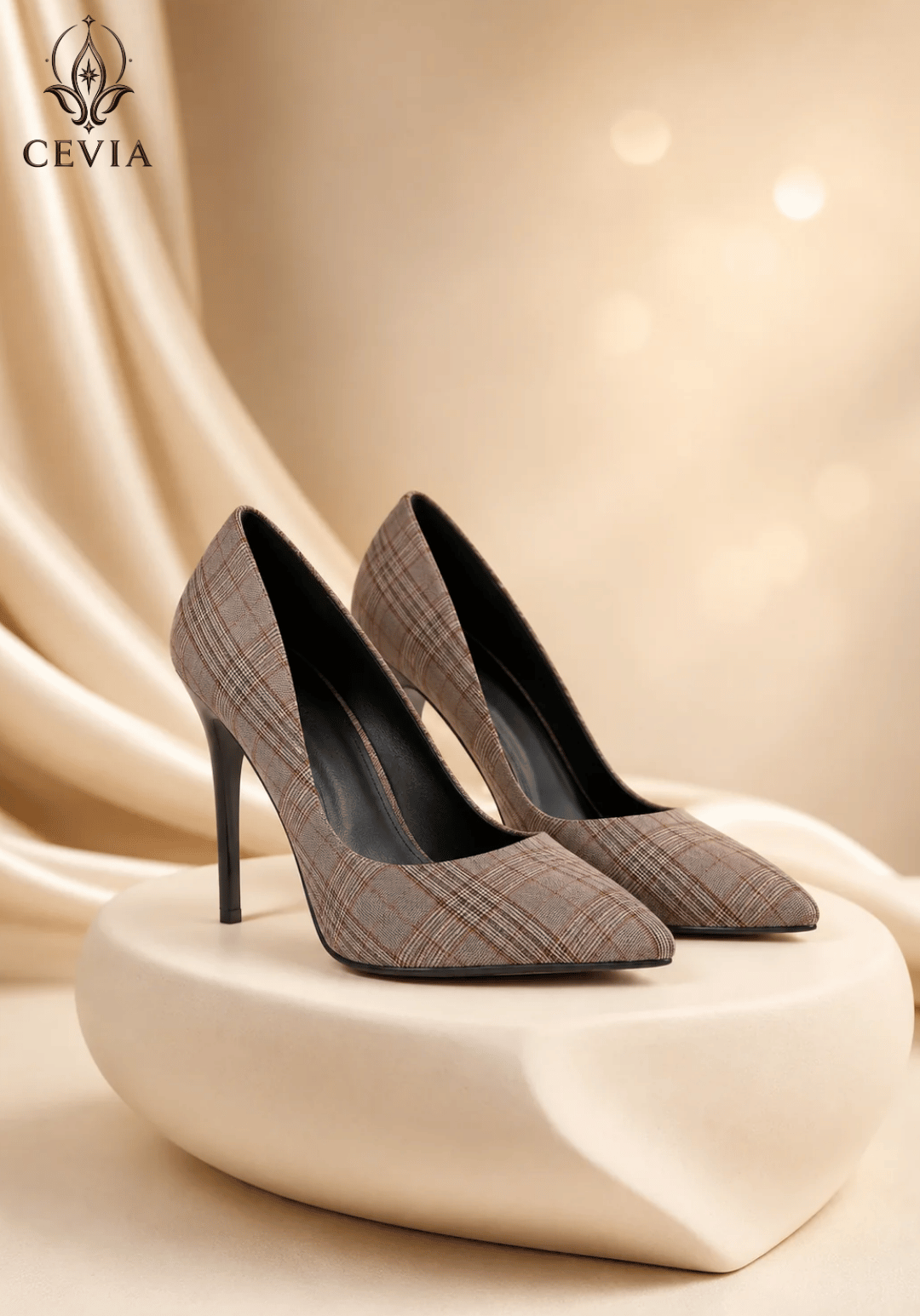 The Heritage Check Stiletto Pumps