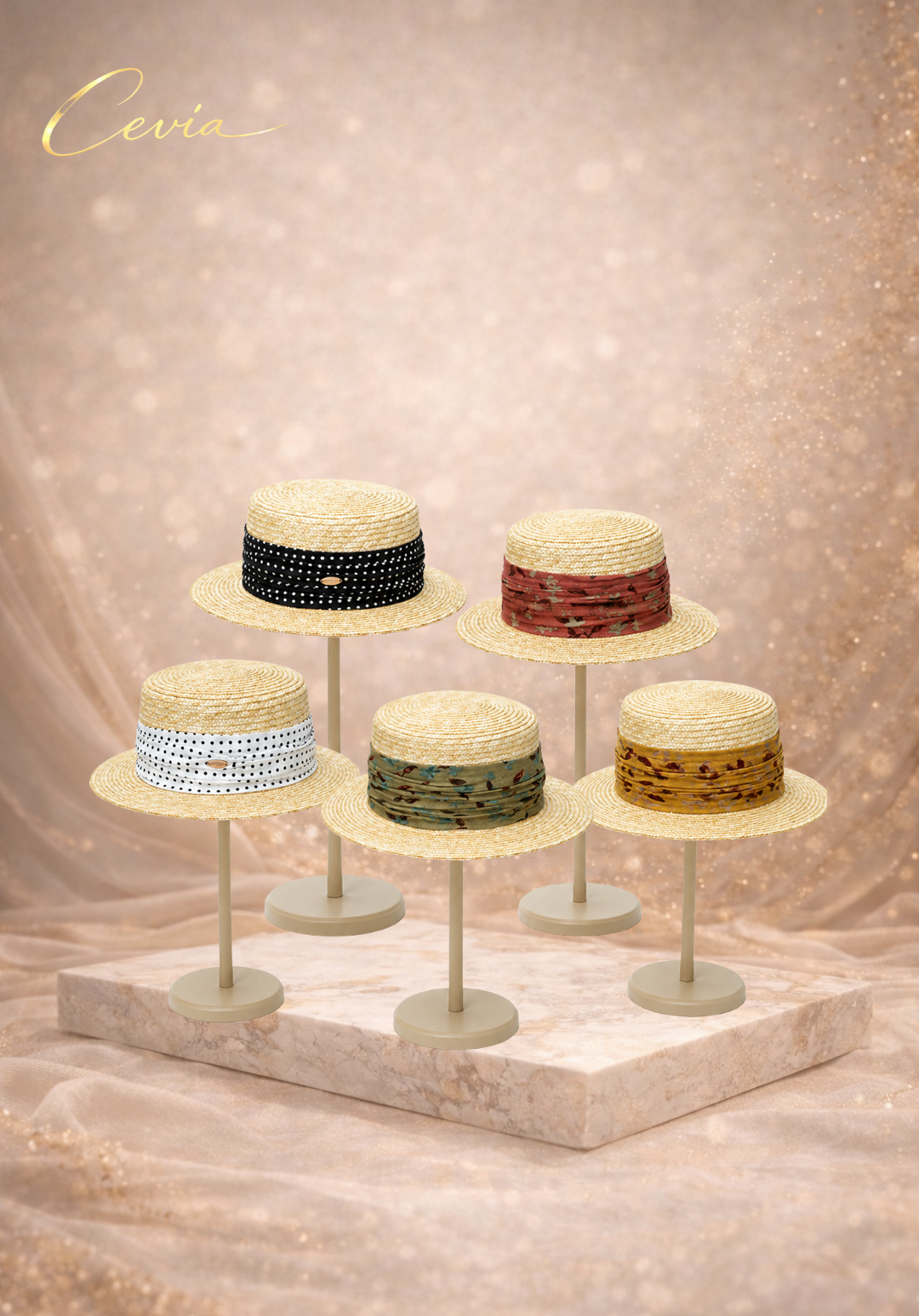 The Botanical Ribbon Straw Hat