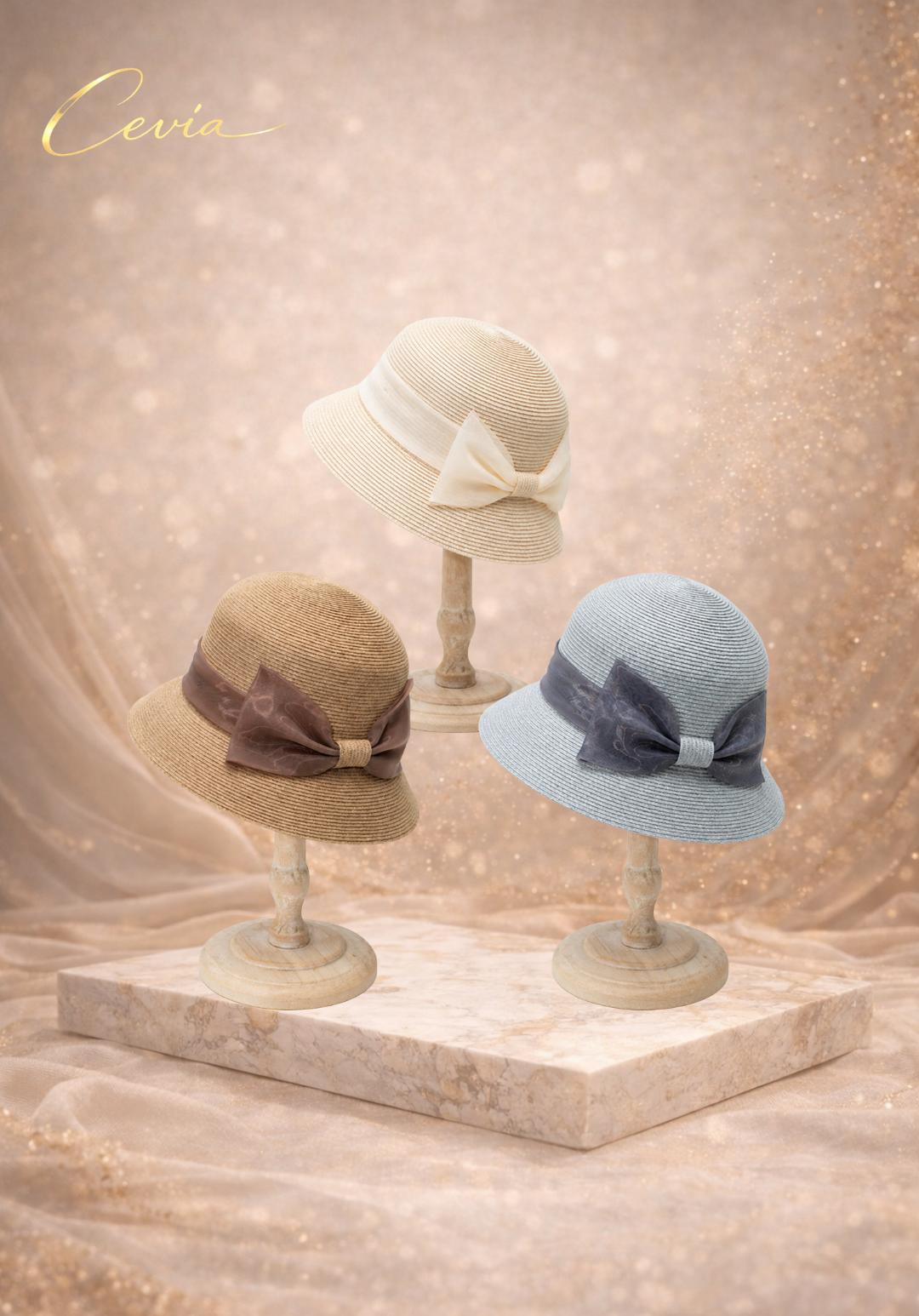 The Belle Charm Straw Hat