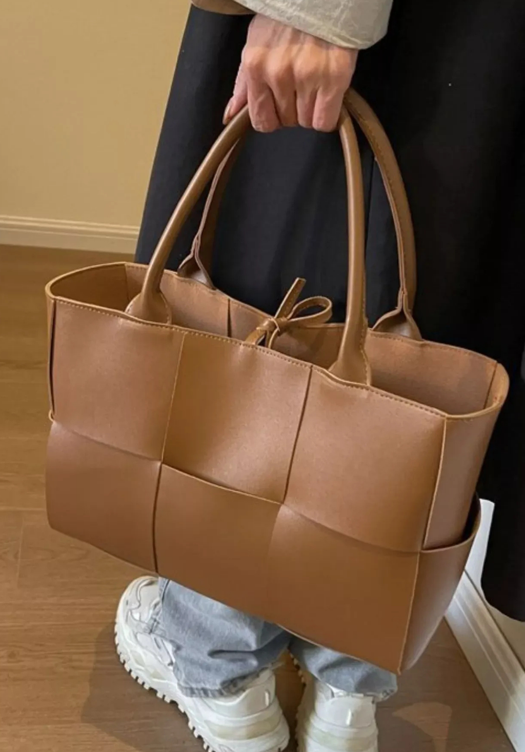The Virelle Woven Structure Handbag