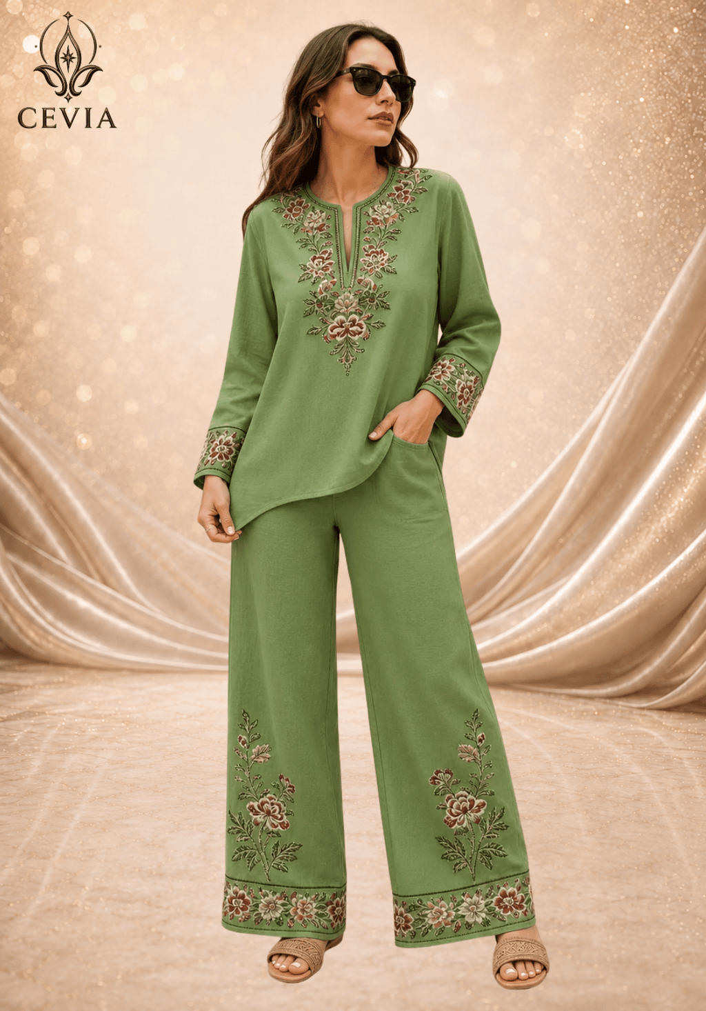 The Heritage Bloom Two-Piece Set