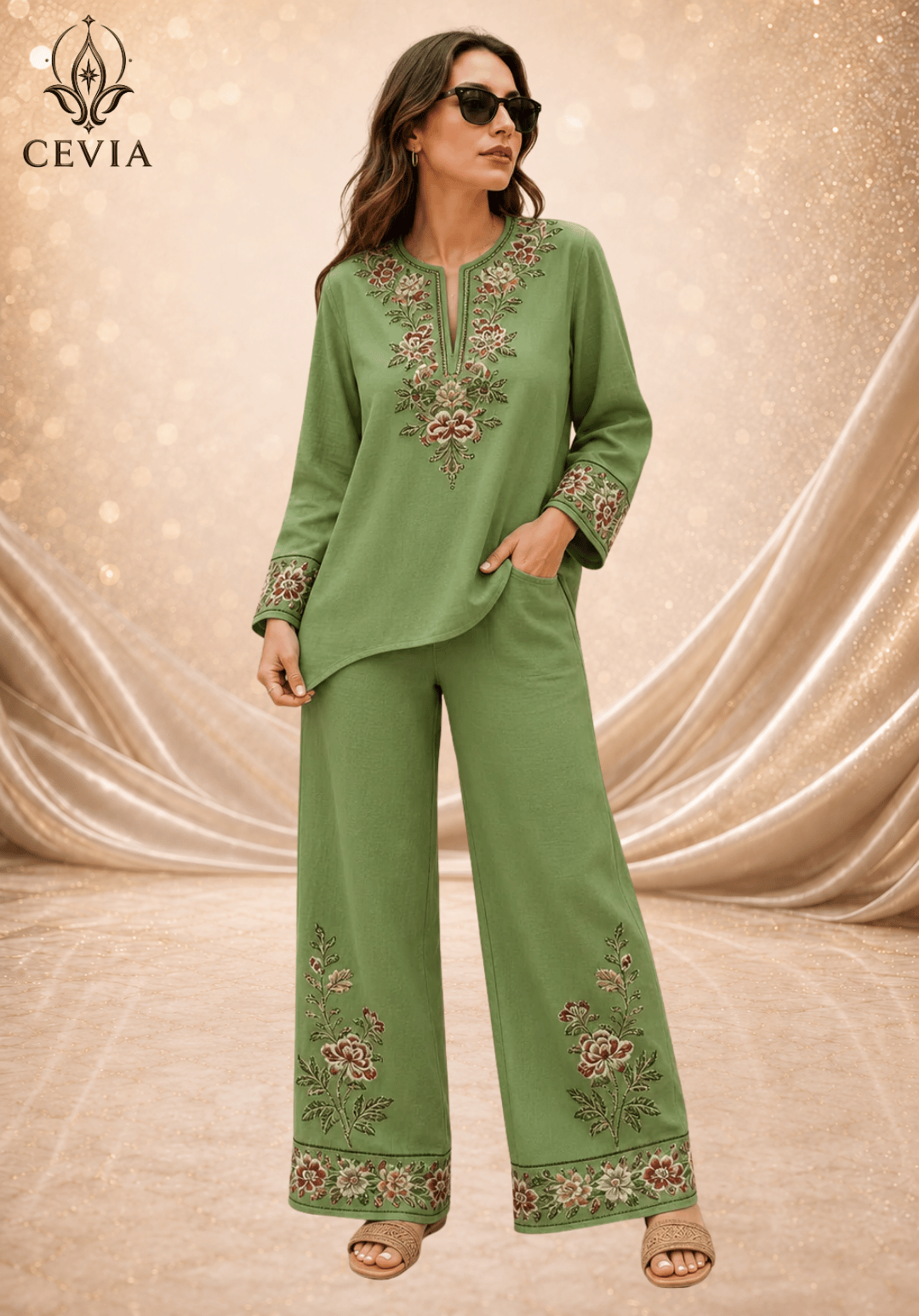 The Heritage Bloom Two-Piece Set