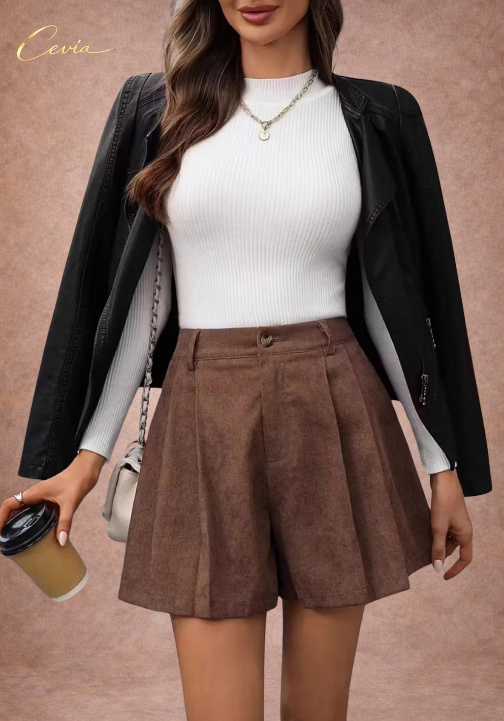 The Élise Tailored Flare Shorts