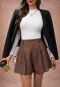 The Élise Tailored Flare Shorts