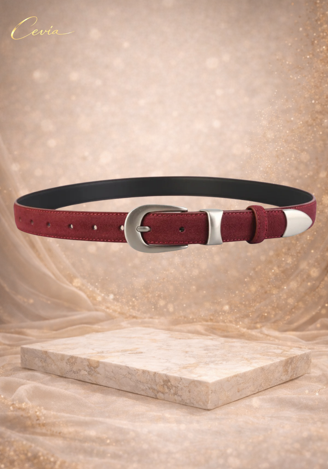 The Silhouette Slim Leather Belt