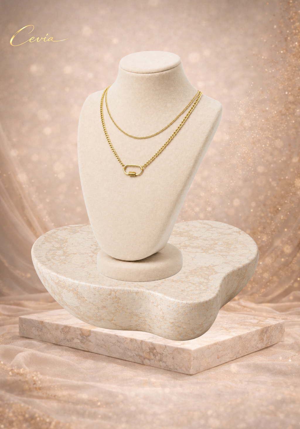 The Valen Lock Chain Necklace