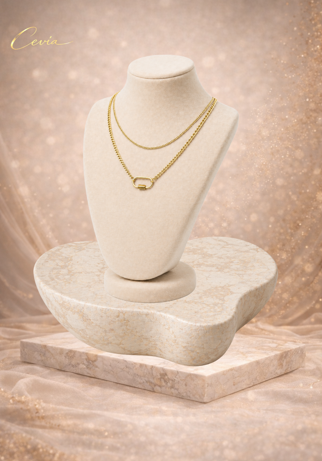 The Valen Lock Chain Necklace