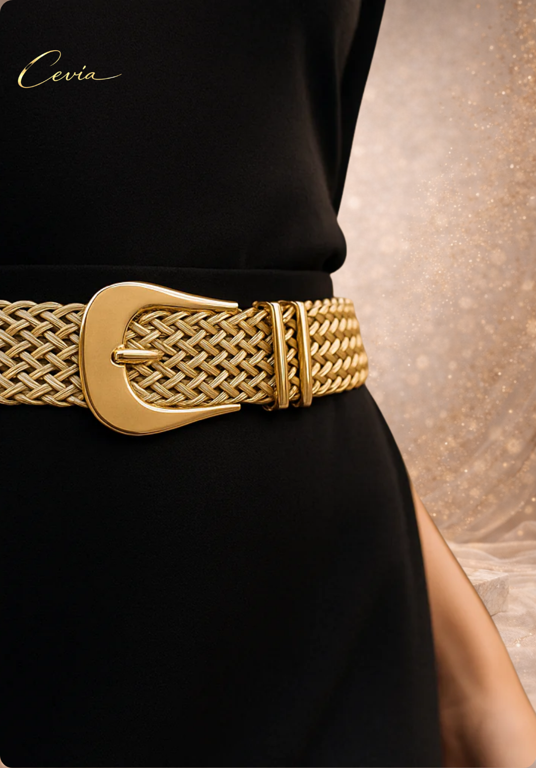 The Serinelle Woven Waist Belt
