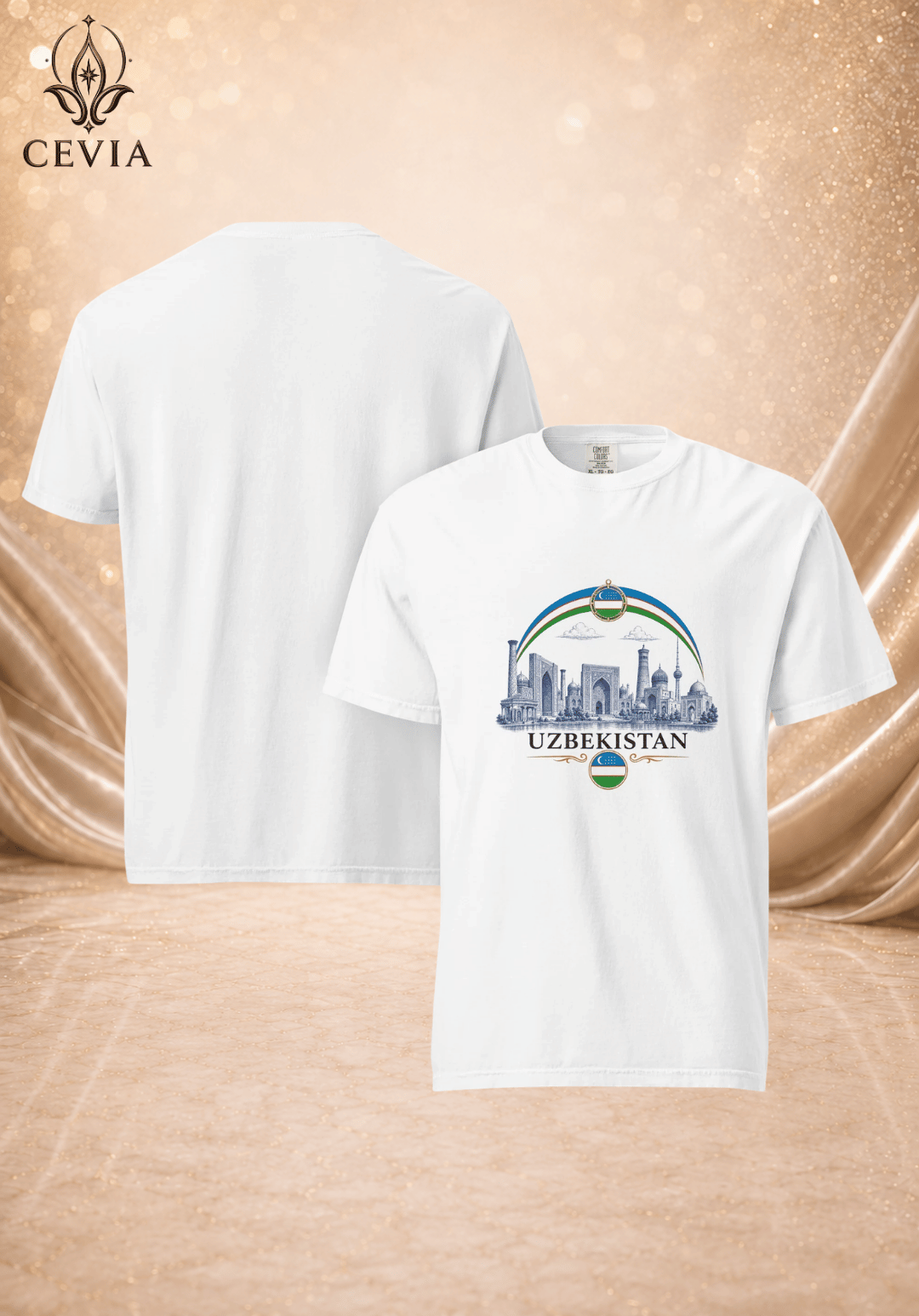 The Uzbekistan Supporter Graphic Tee