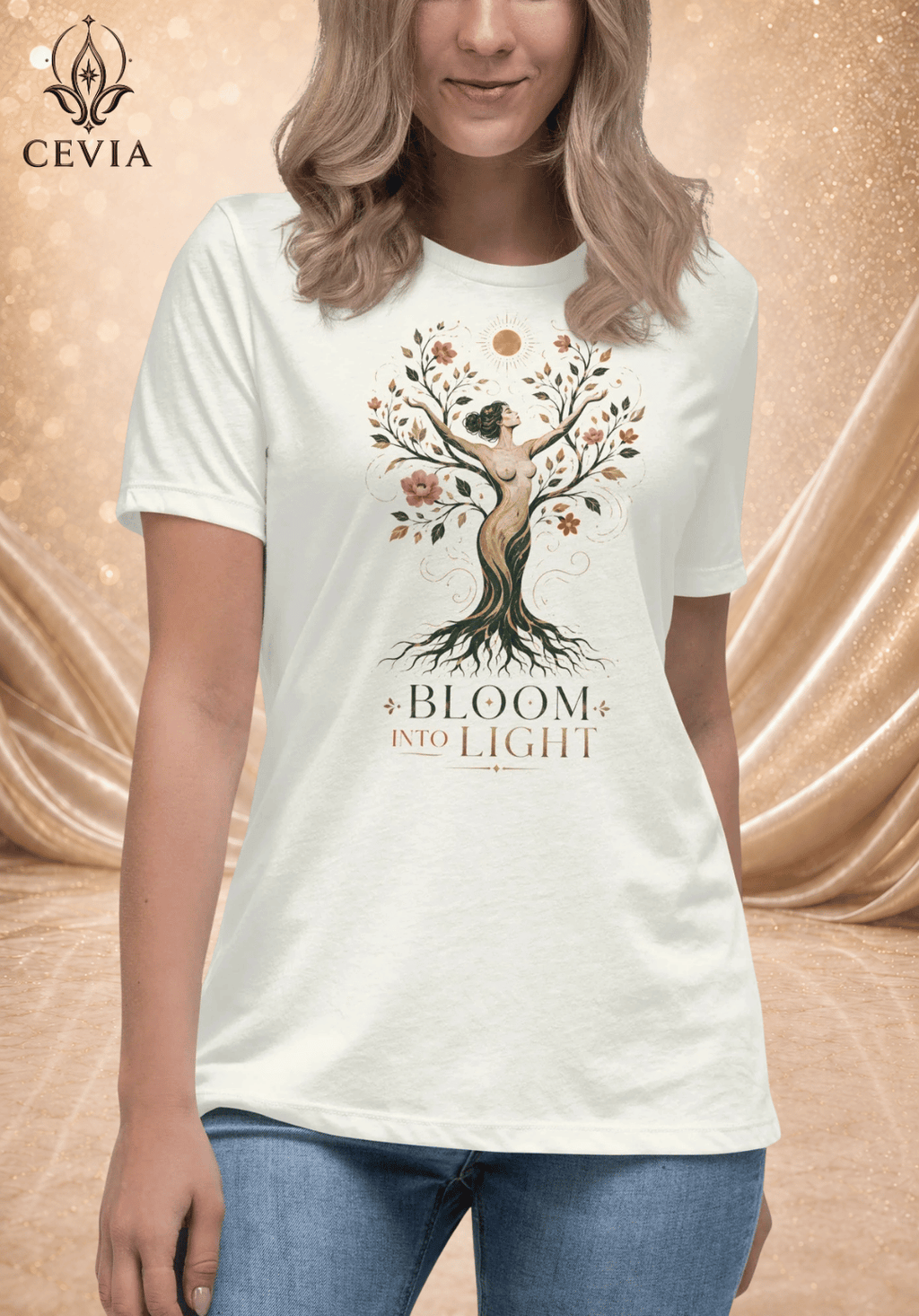 The Radiant Bloom Graphic Tee