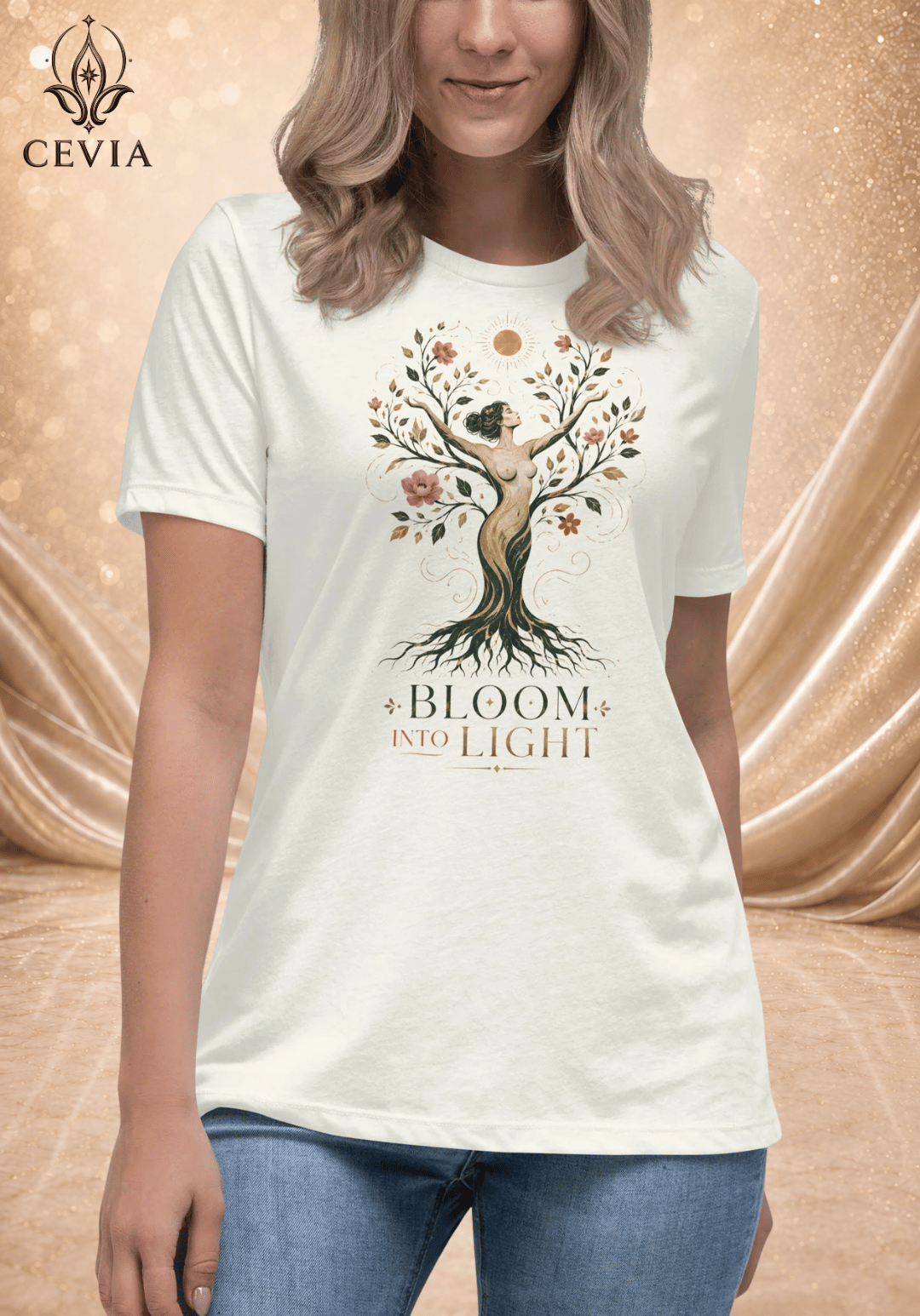 The Radiant Bloom Graphic Tee