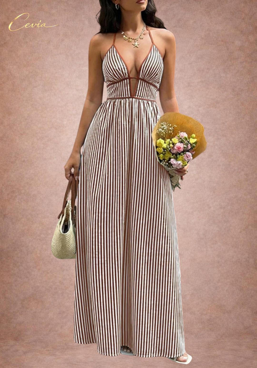 The Celestine Flowing Maxi Dress
