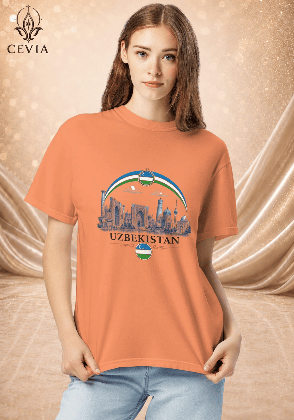 The Uzbekistan Supporter Graphic Tee