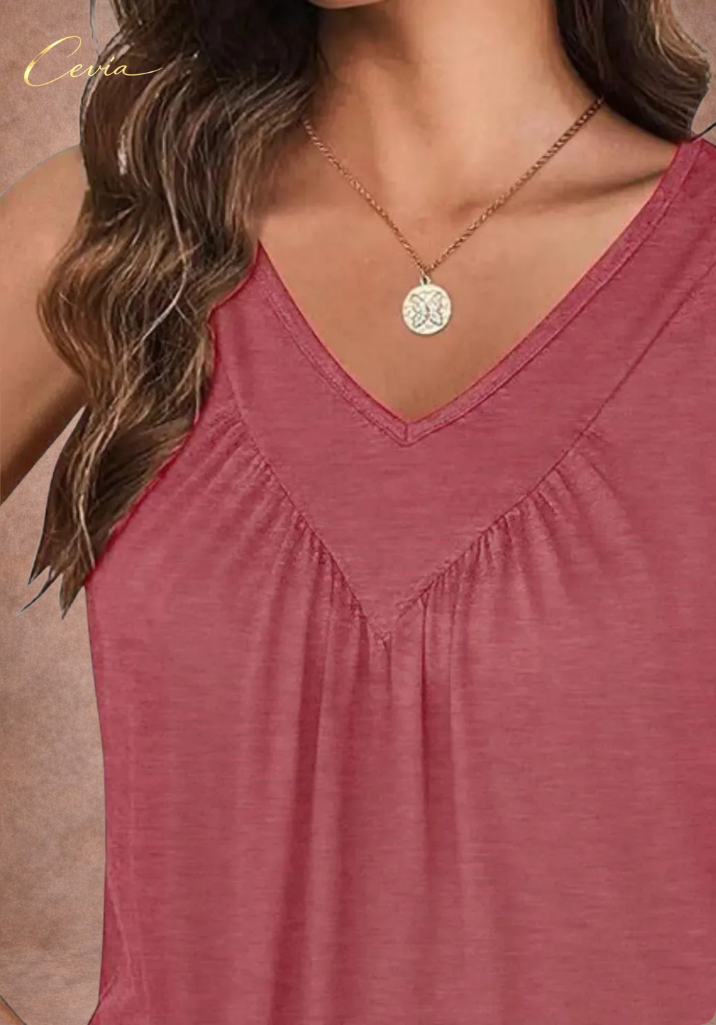 The Rosalie Soft Drape Tank