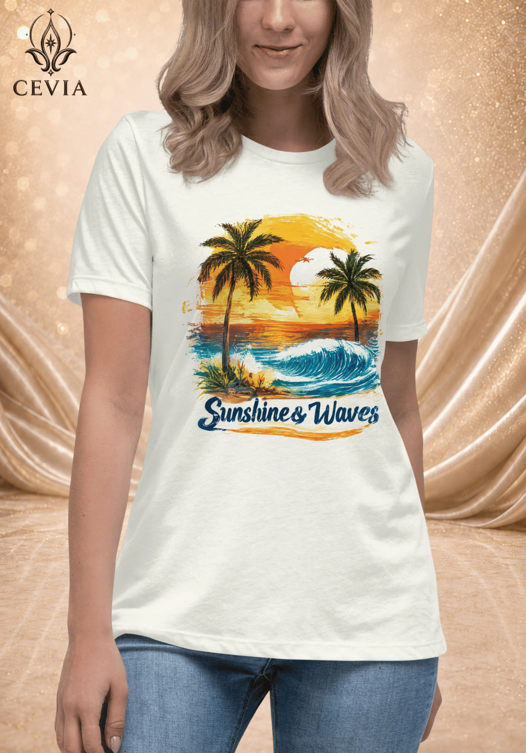 The Sunshine & Waves Graphic Tee