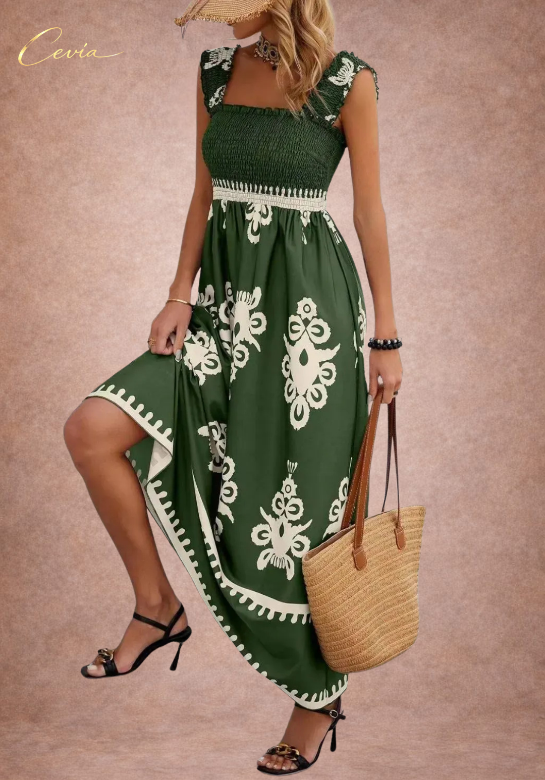 The Midnight Heritage Smocked Dress
