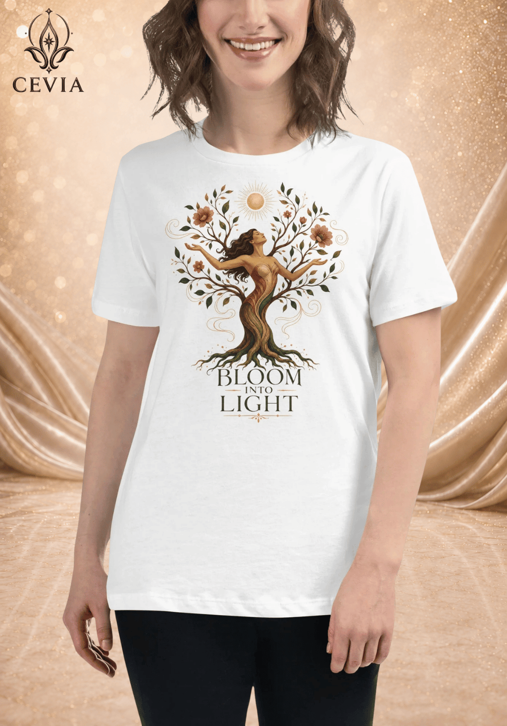 The Bloom Into Light Graphic Tee