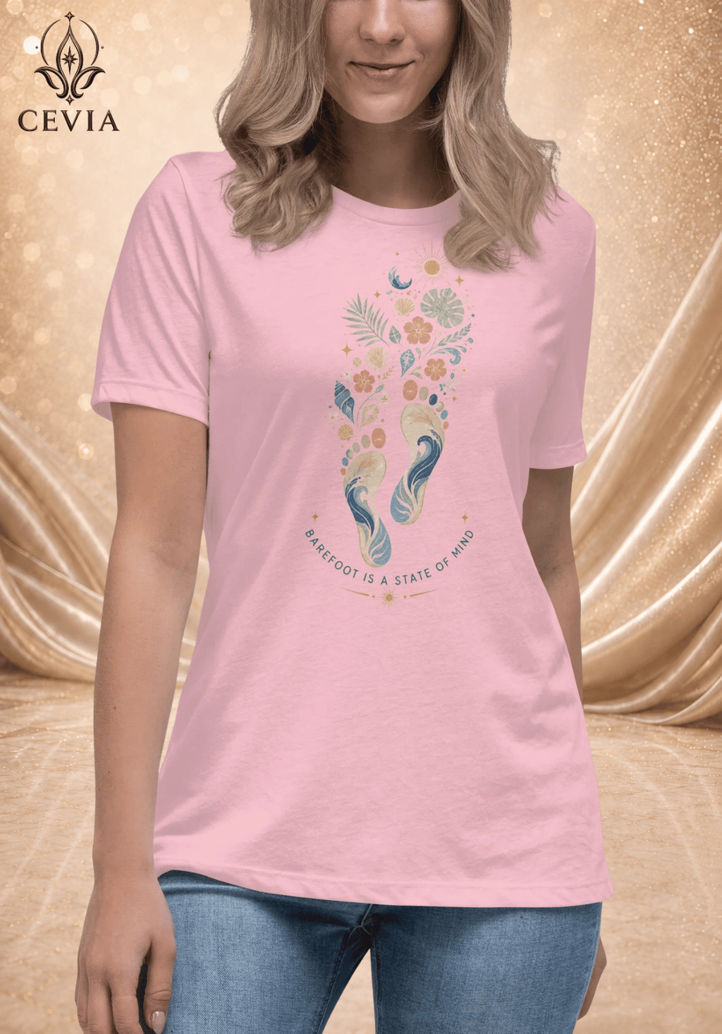 The Barefoot State of Mind Graphic Tee