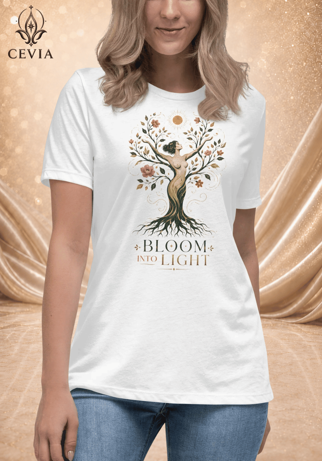 The Radiant Bloom Graphic Tee