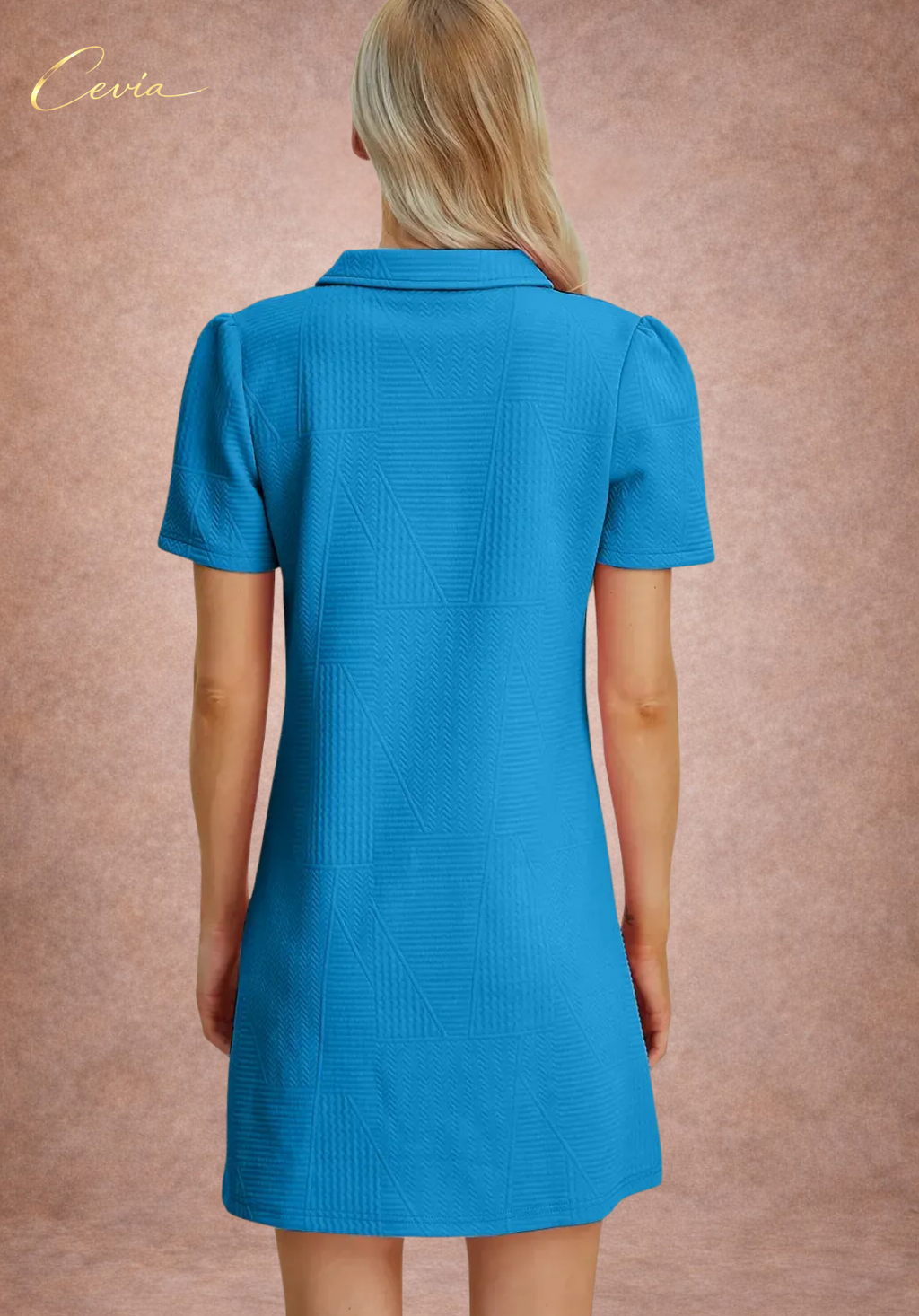 The Ivory Poise Textured Dress