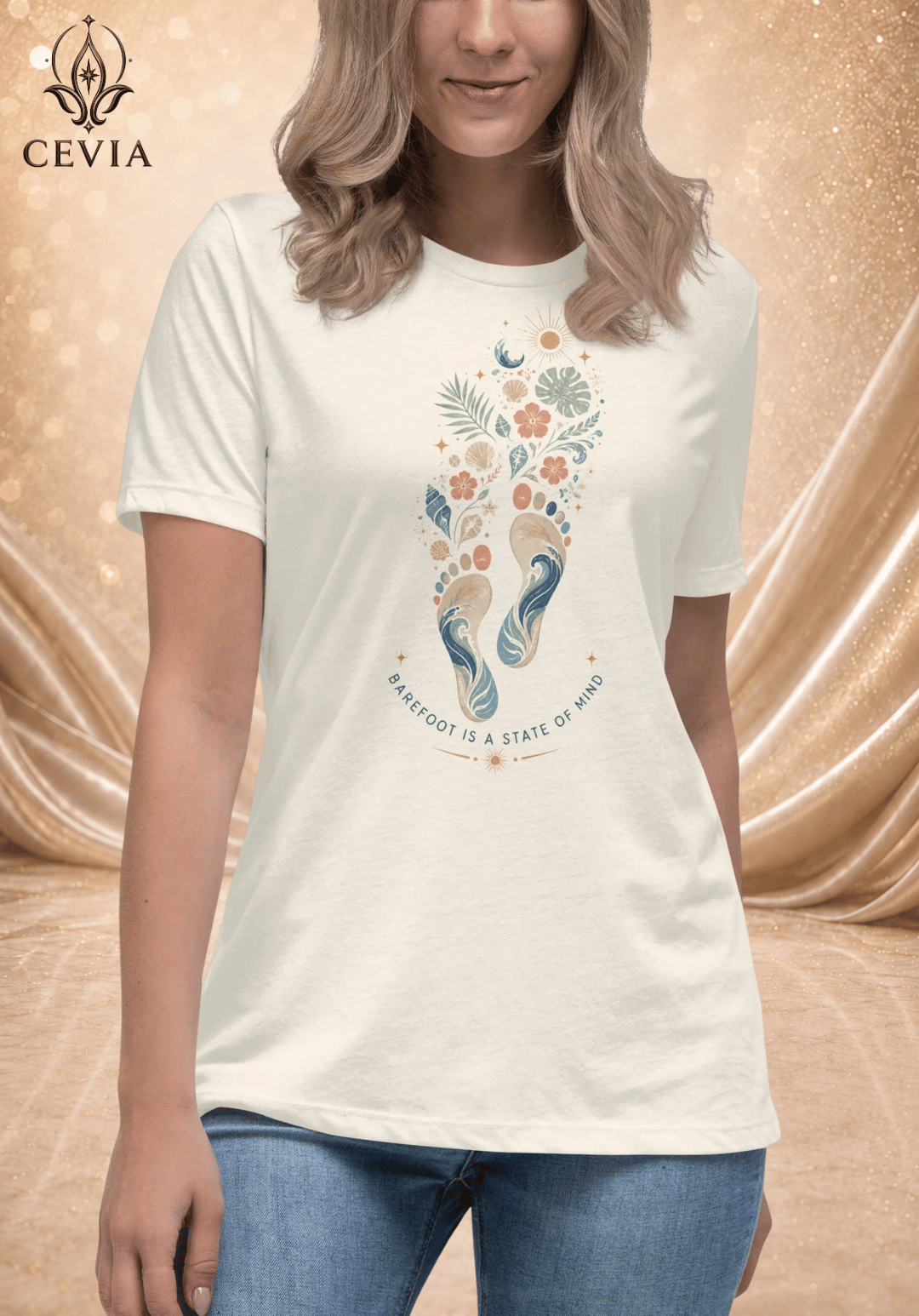The Barefoot State of Mind Graphic Tee