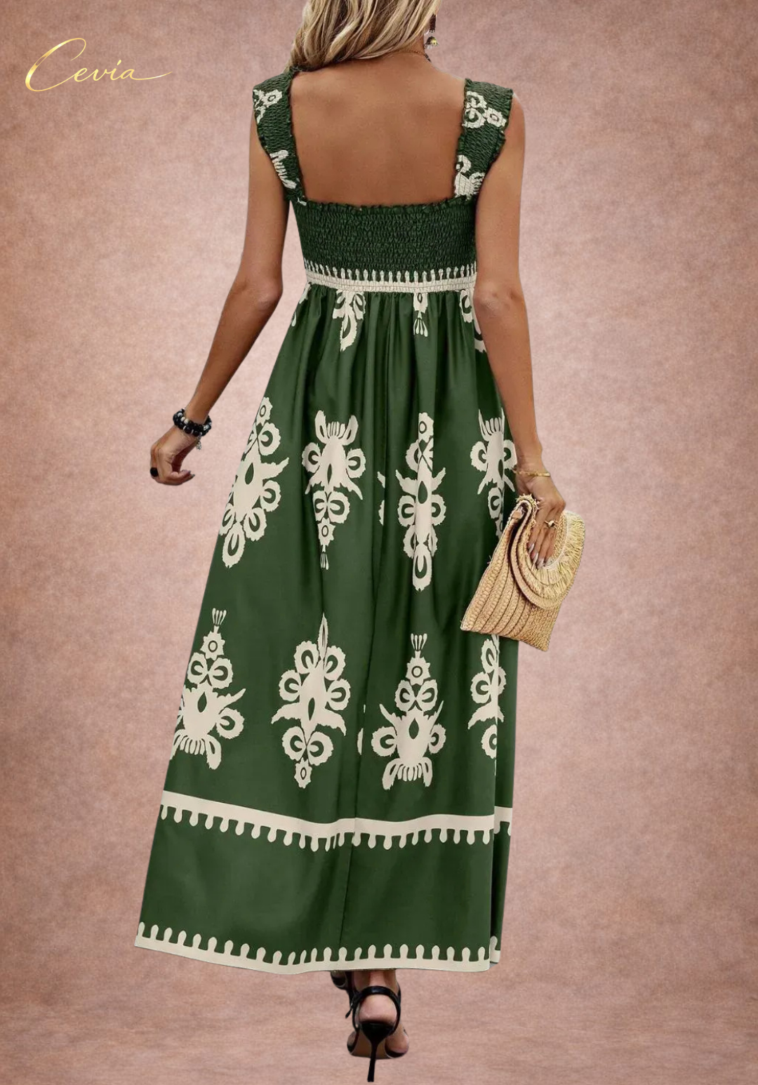 The Midnight Heritage Smocked Dress