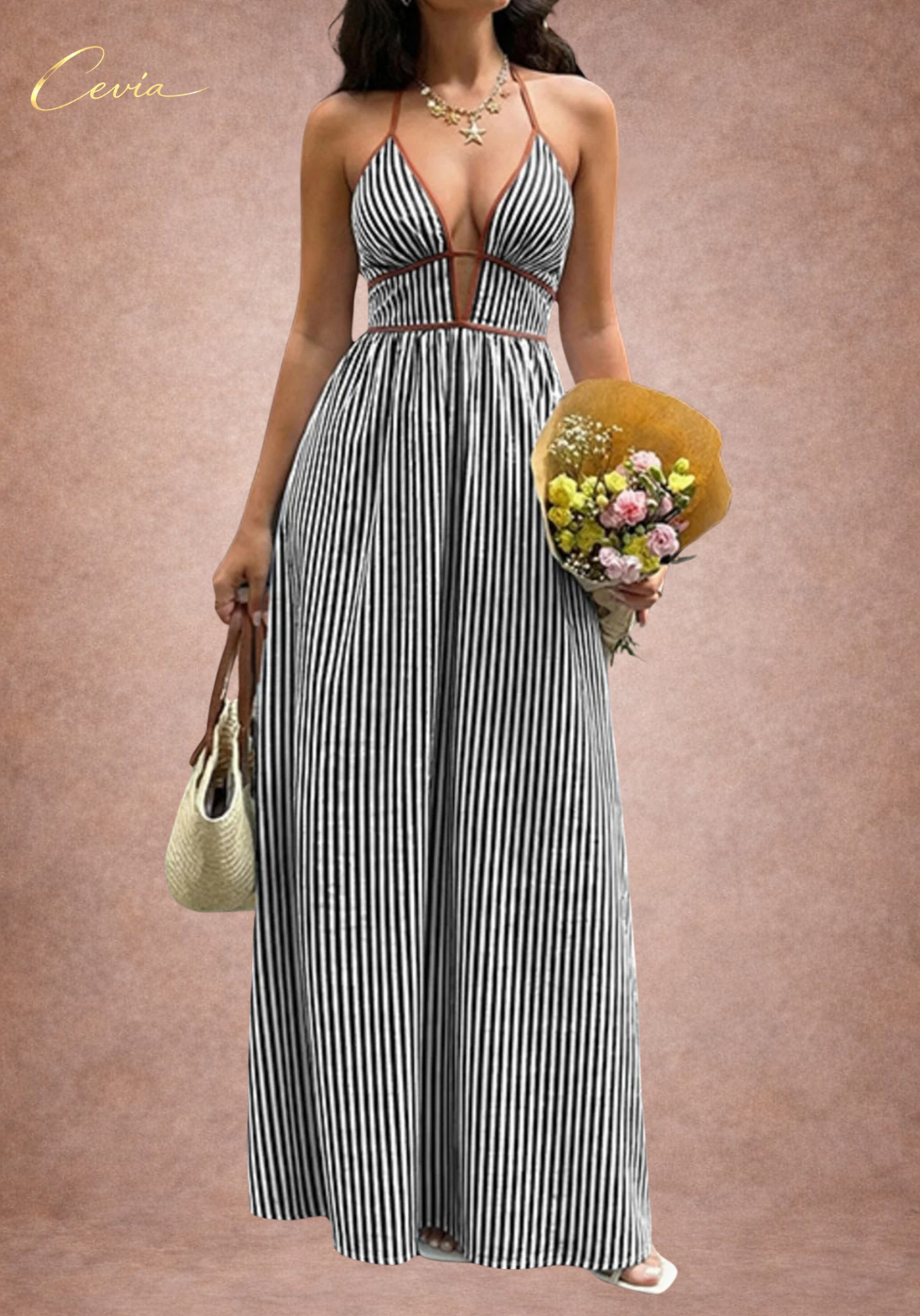 The Celestine Flowing Maxi Dress