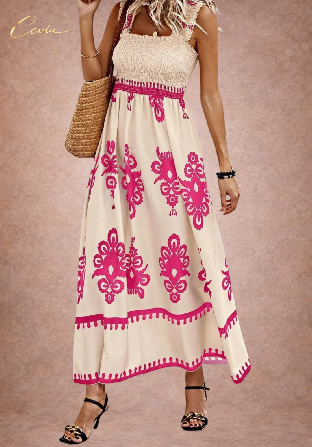 The Midnight Heritage Smocked Dress