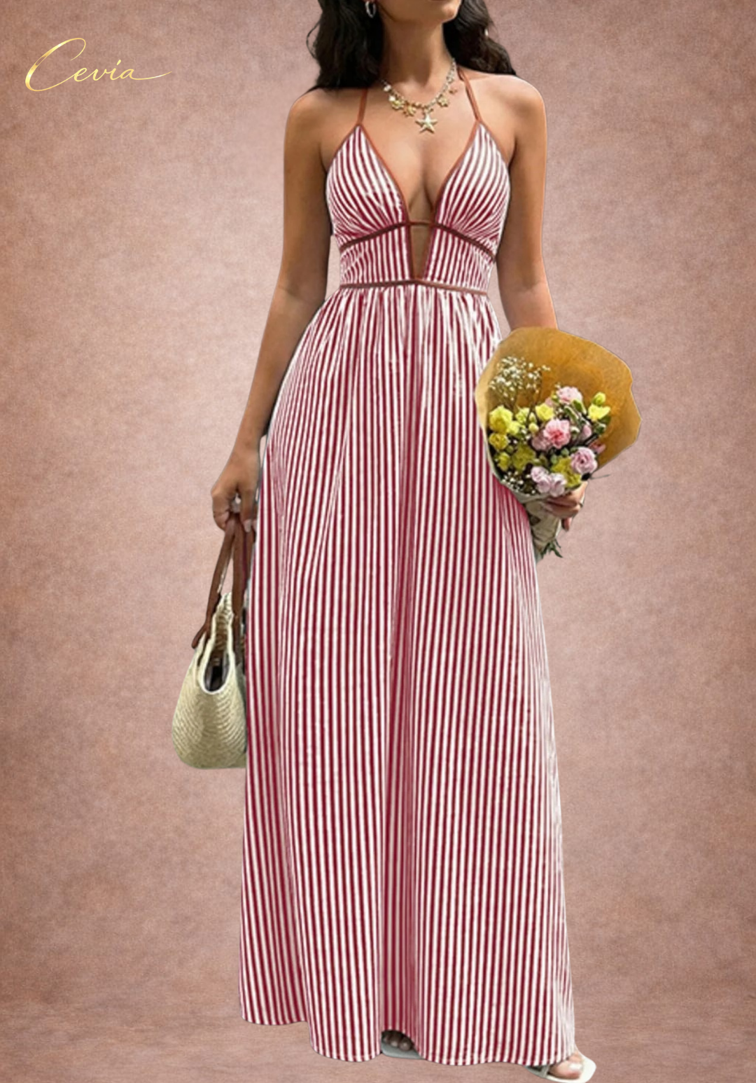 The Celestine Flowing Maxi Dress