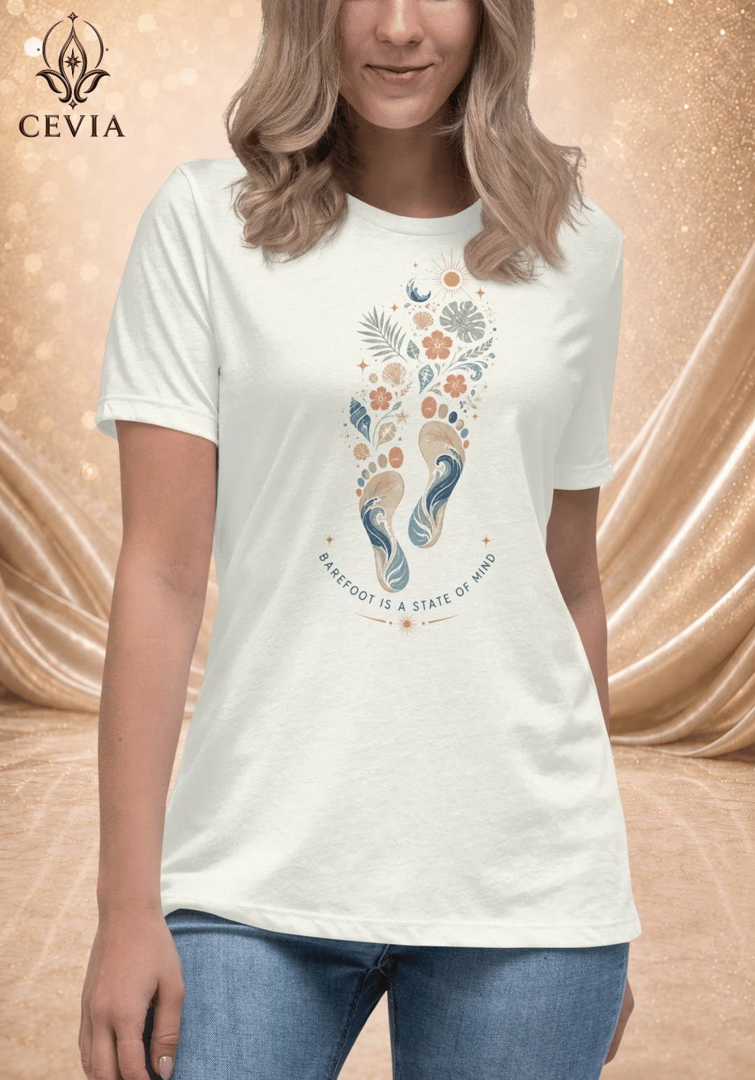 The Barefoot State of Mind Graphic Tee