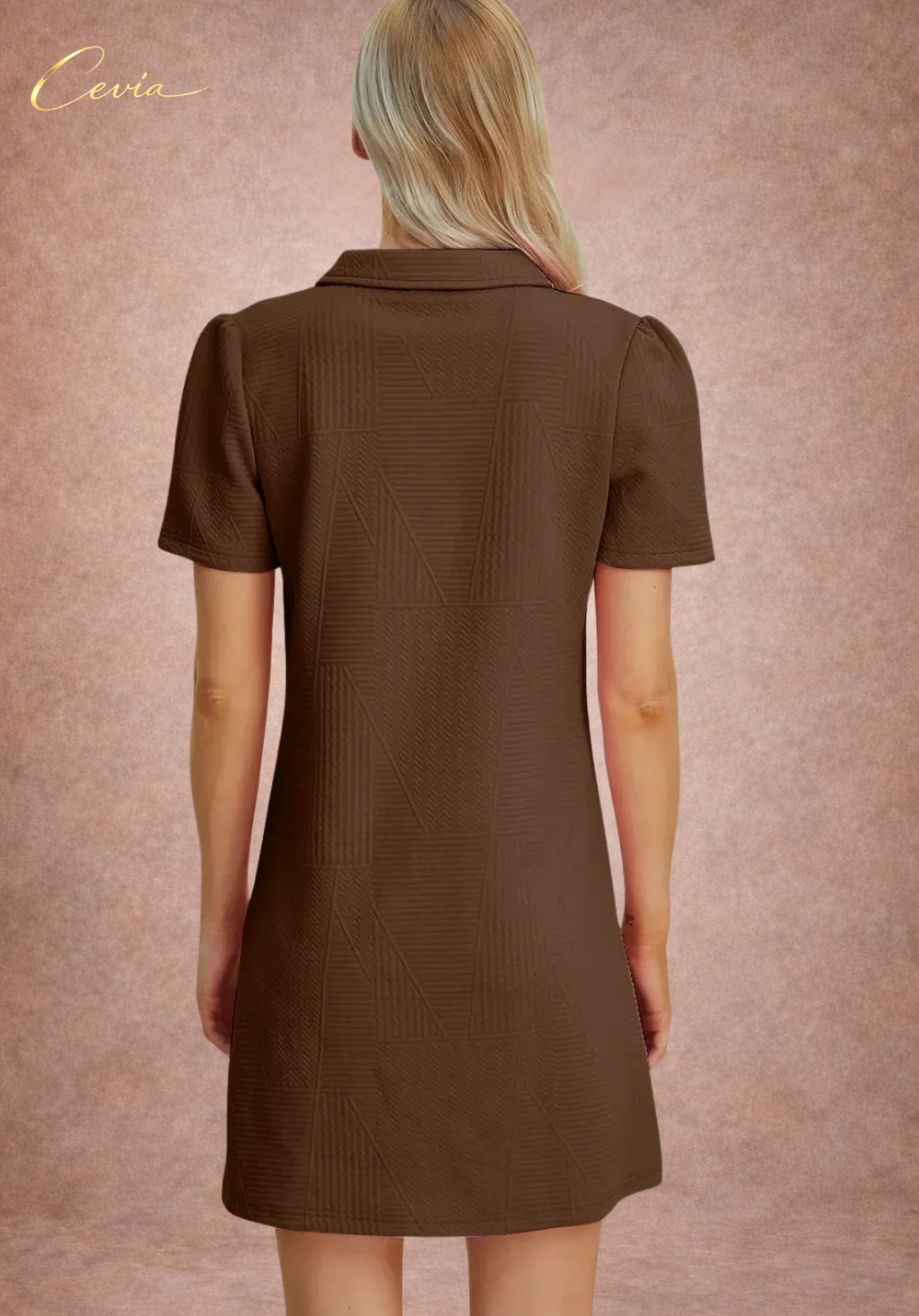 The Ivory Poise Textured Dress