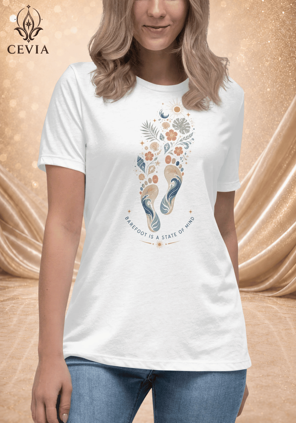 The Barefoot State of Mind Graphic Tee