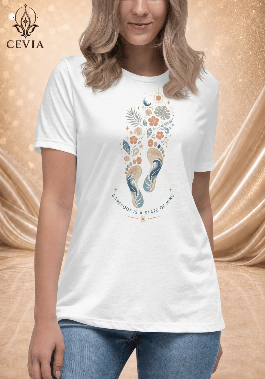The Barefoot State of Mind Graphic Tee