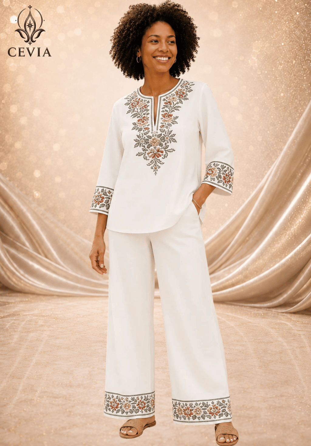 The Heritage Bloom Two-Piece Set