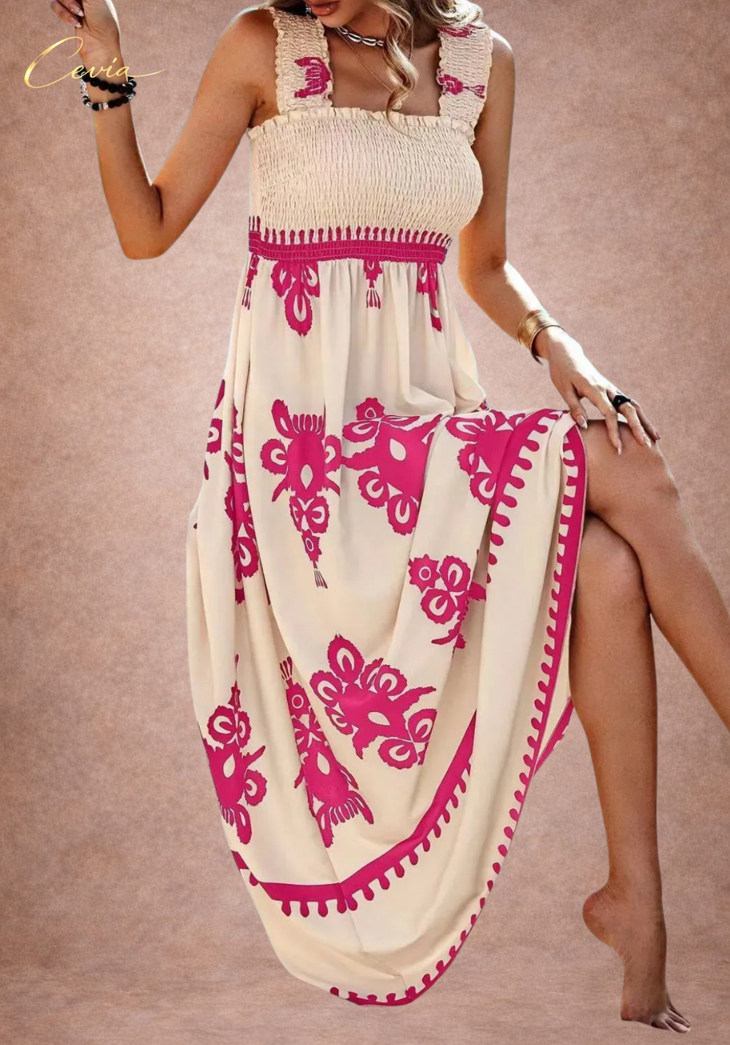 The Midnight Heritage Smocked Dress