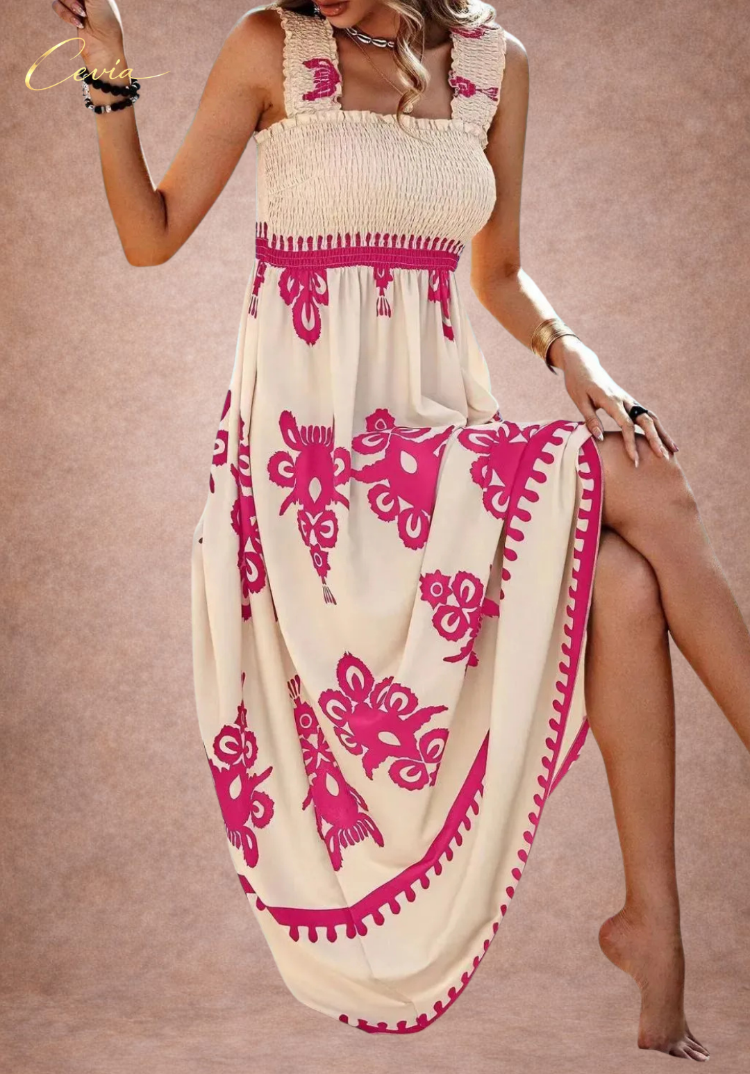 The Midnight Heritage Smocked Dress