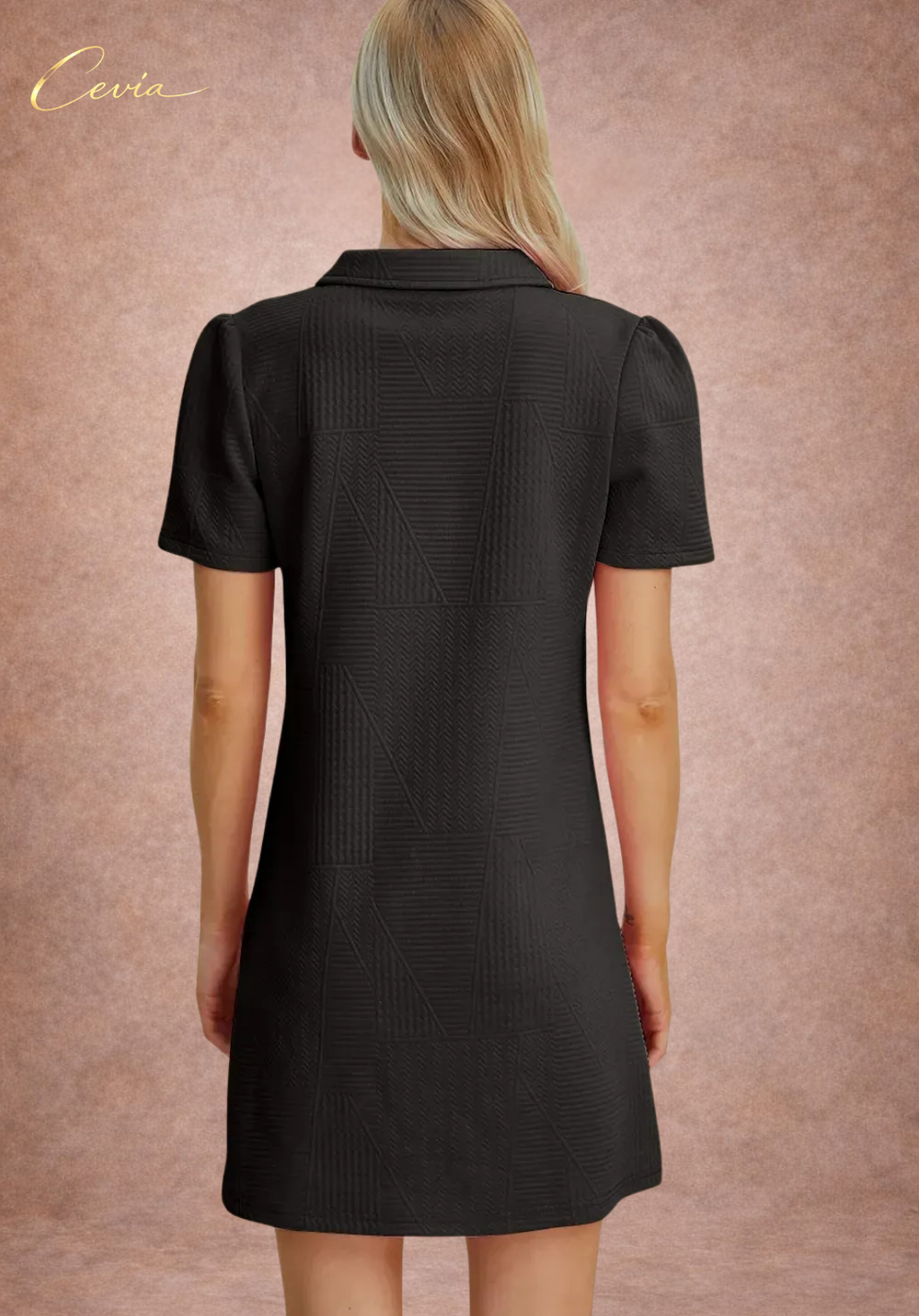 The Ivory Poise Textured Dress
