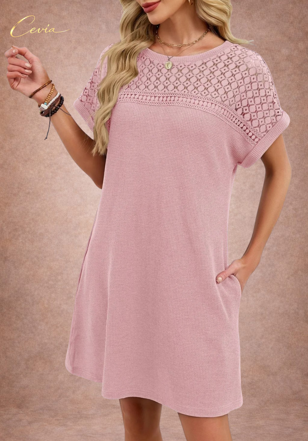 The Soft Grace Textured Dress