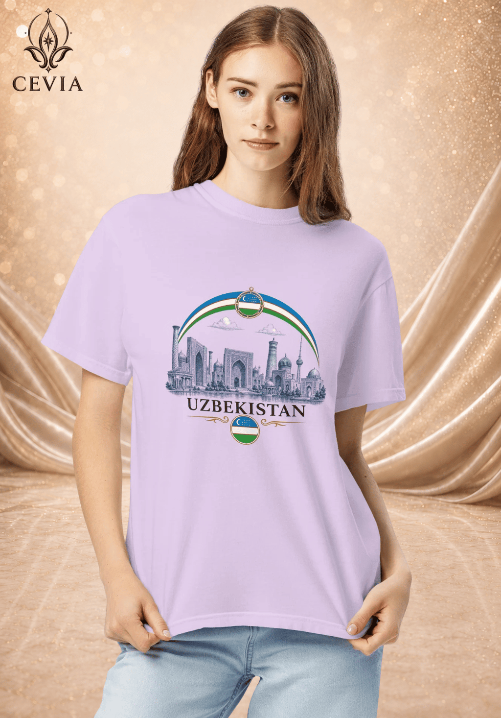 The Uzbekistan Supporter Graphic Tee