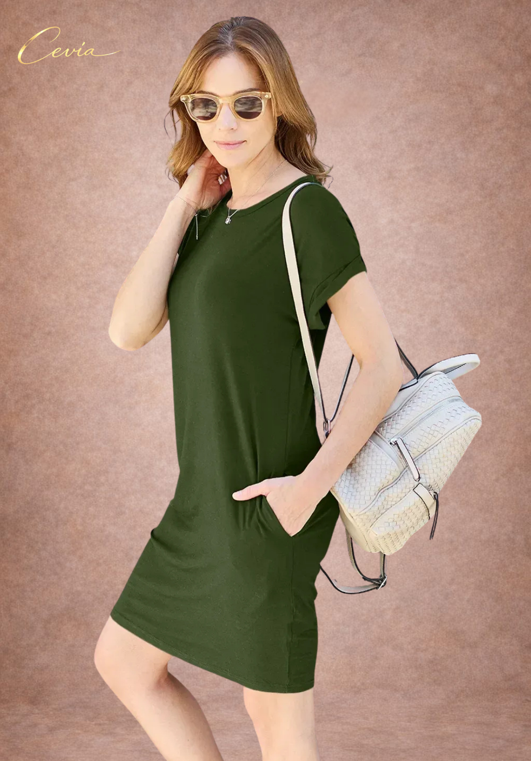 The Amara Relaxed T-Shirt Dress