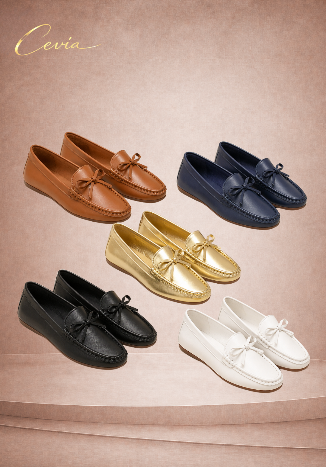 The Classic Bow Comfort Loafers