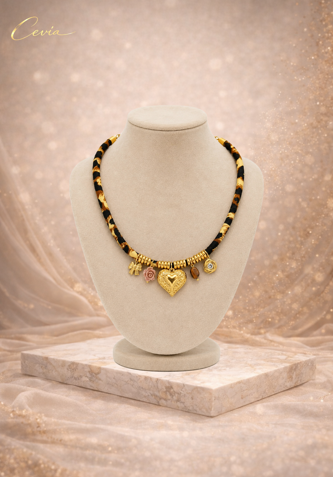 The Safari Luxe Charm Necklace