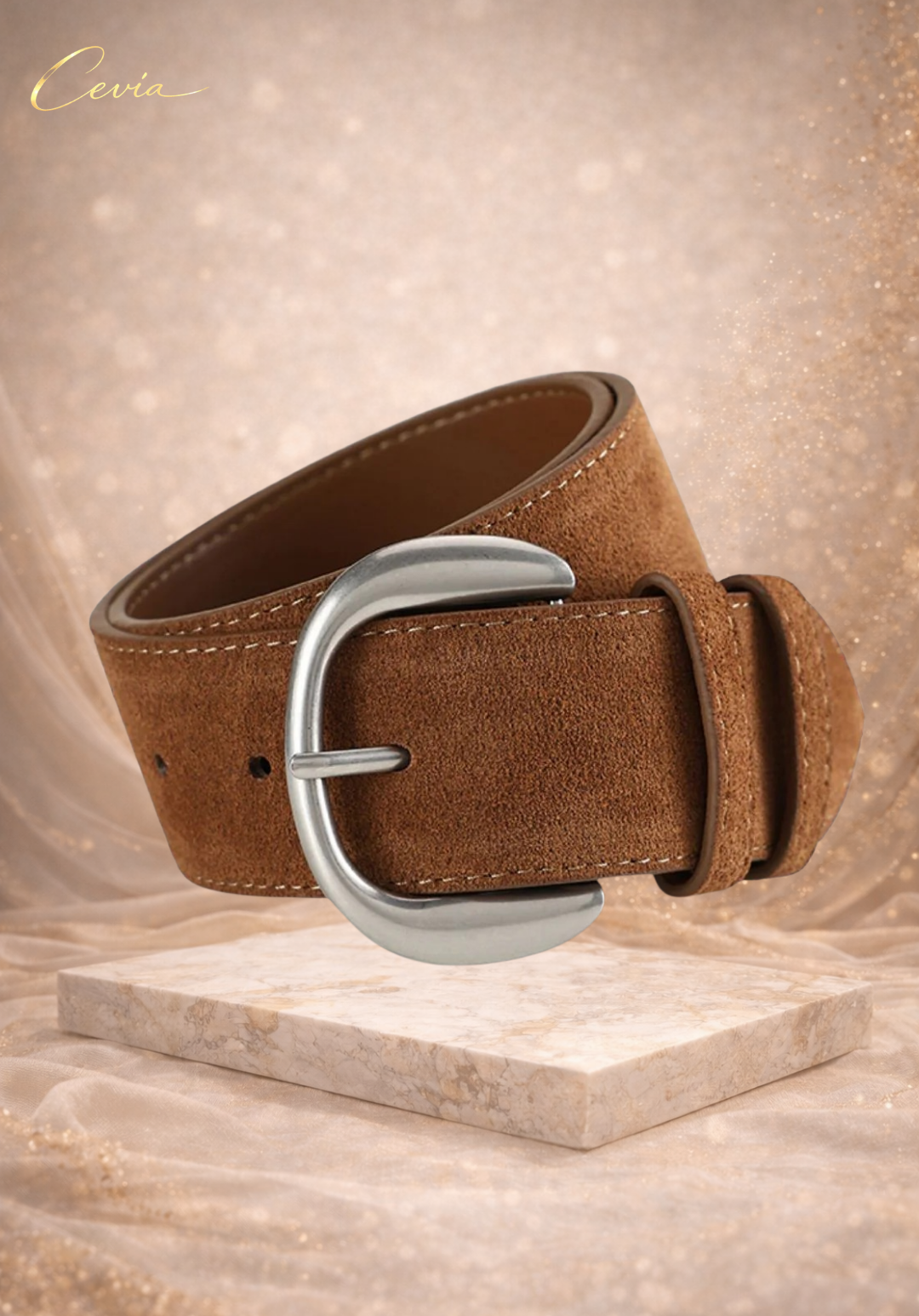 The Aurelia Wide Leather Belt