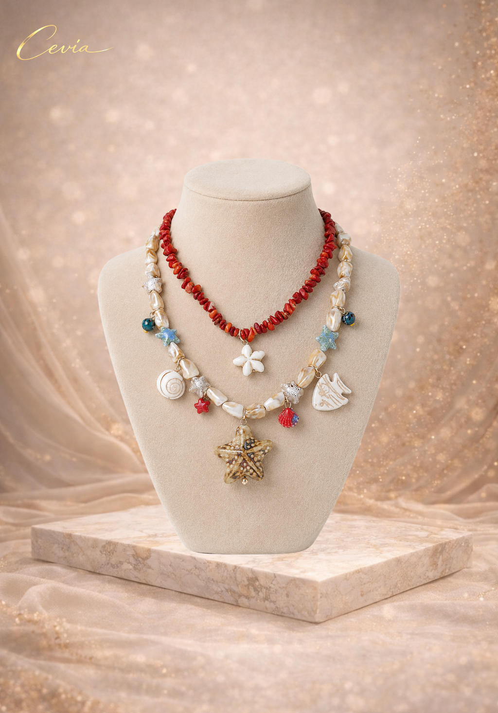 The Amalfi Ocean Charm Necklace