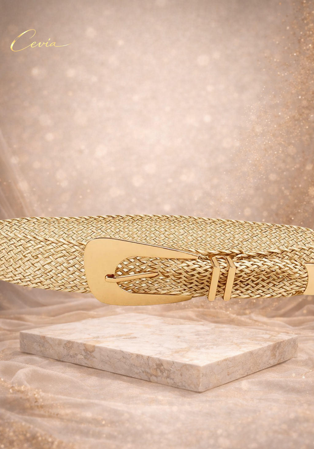 The Serinelle Woven Waist Belt