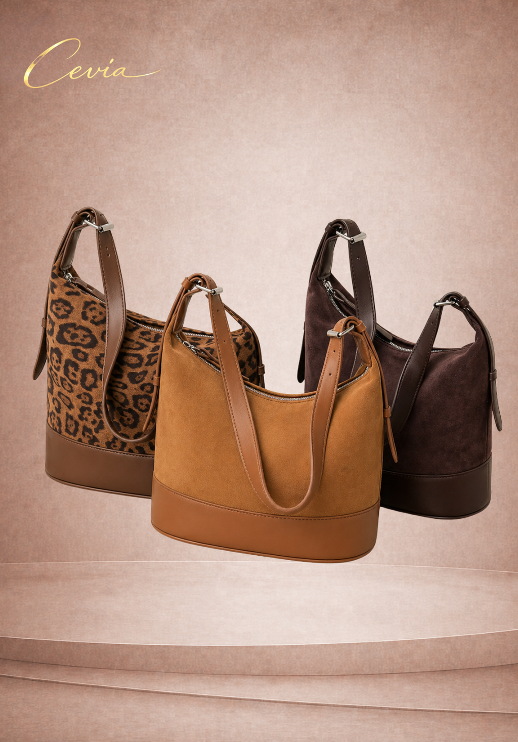 The Marvelle Suede Hobo Bag