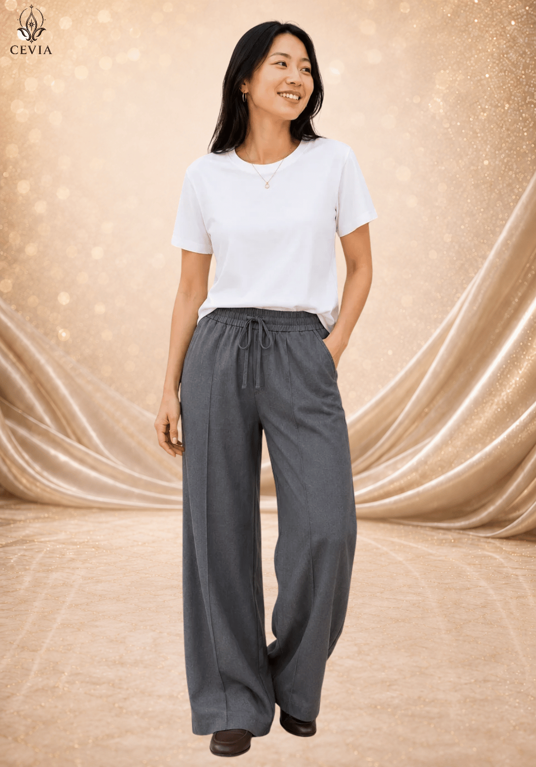 The Skyline Comfort Wide-Leg Pants