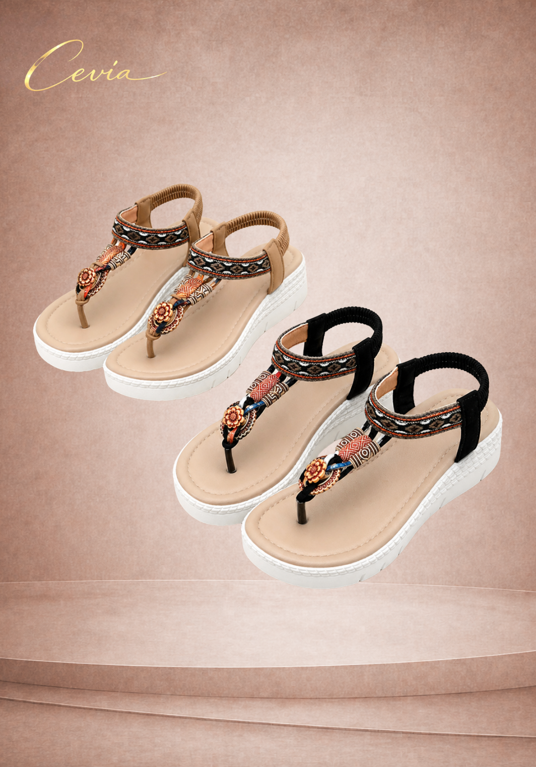 The Capri Bohemian Platform Sandals